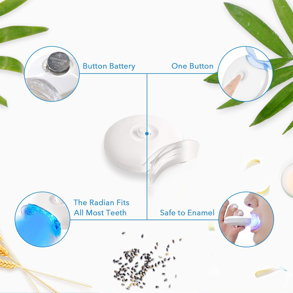 Teeth Whitening Kit - 5X LED L - Teeth Whitening Hydrogen Peroxide 评论和价格