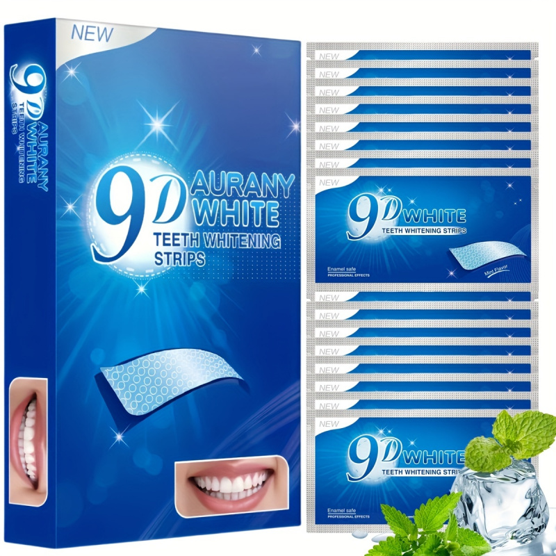 21 Pairs of 9D Aurany White Te - Teeth Whitening Hydrogen Peroxide 评论和价格