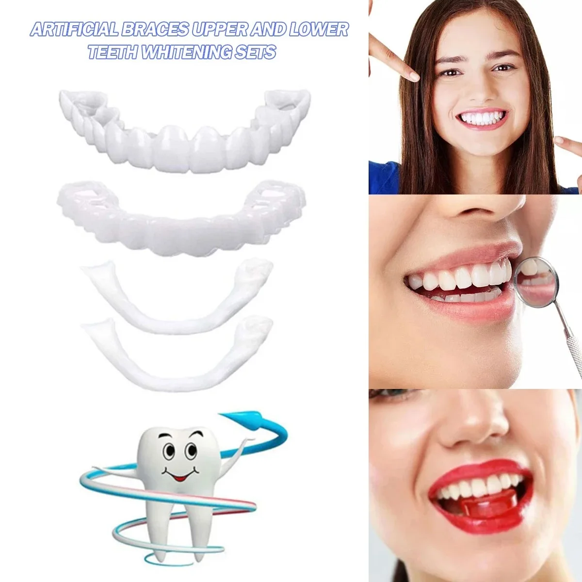 Teeth Veneers Whitening Dentur - Teeth Whitening Veneers 评论和价格