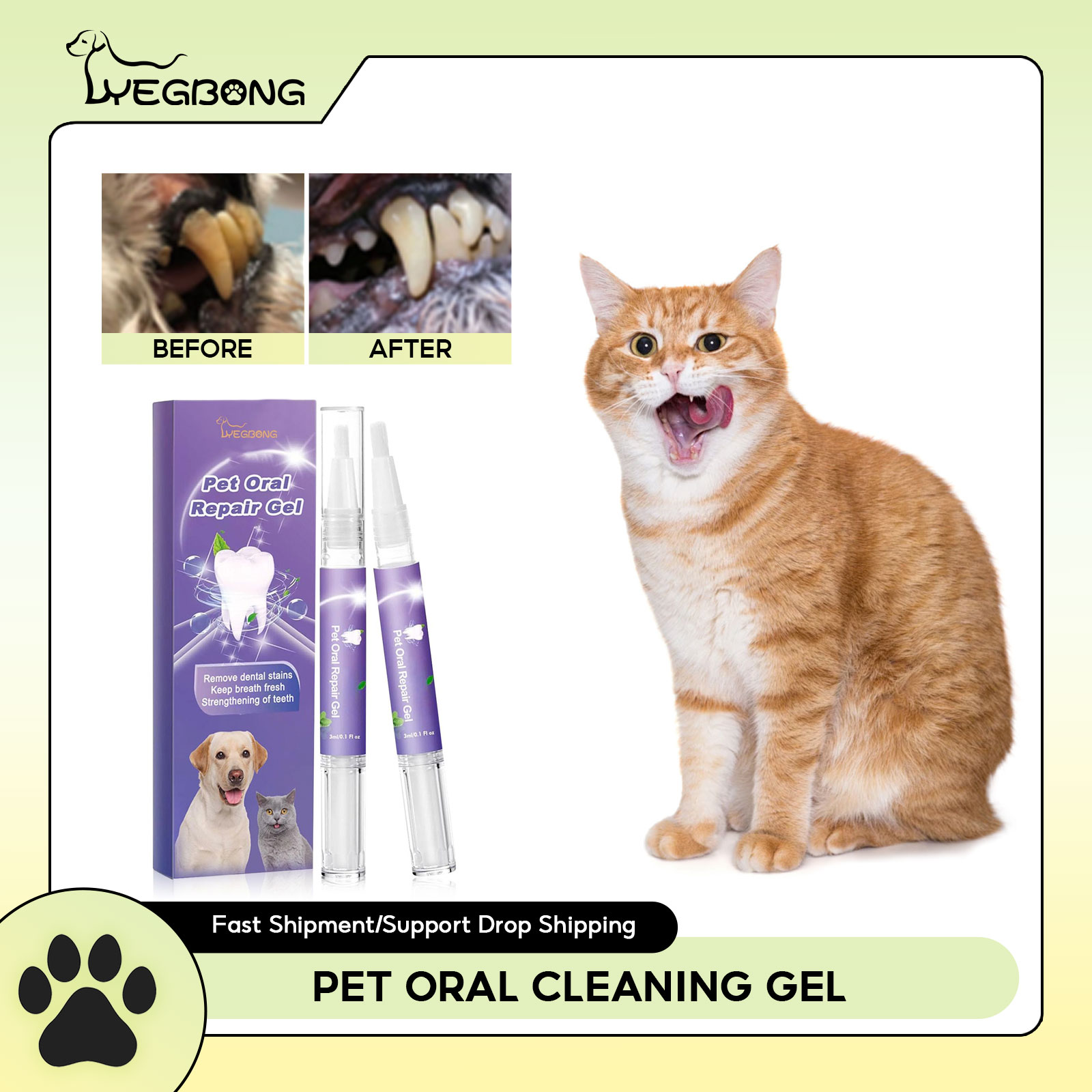 Pet Oral Repair Gel Puppy Tart - Teeth Whitening Hydrogen Peroxide 评论和价格