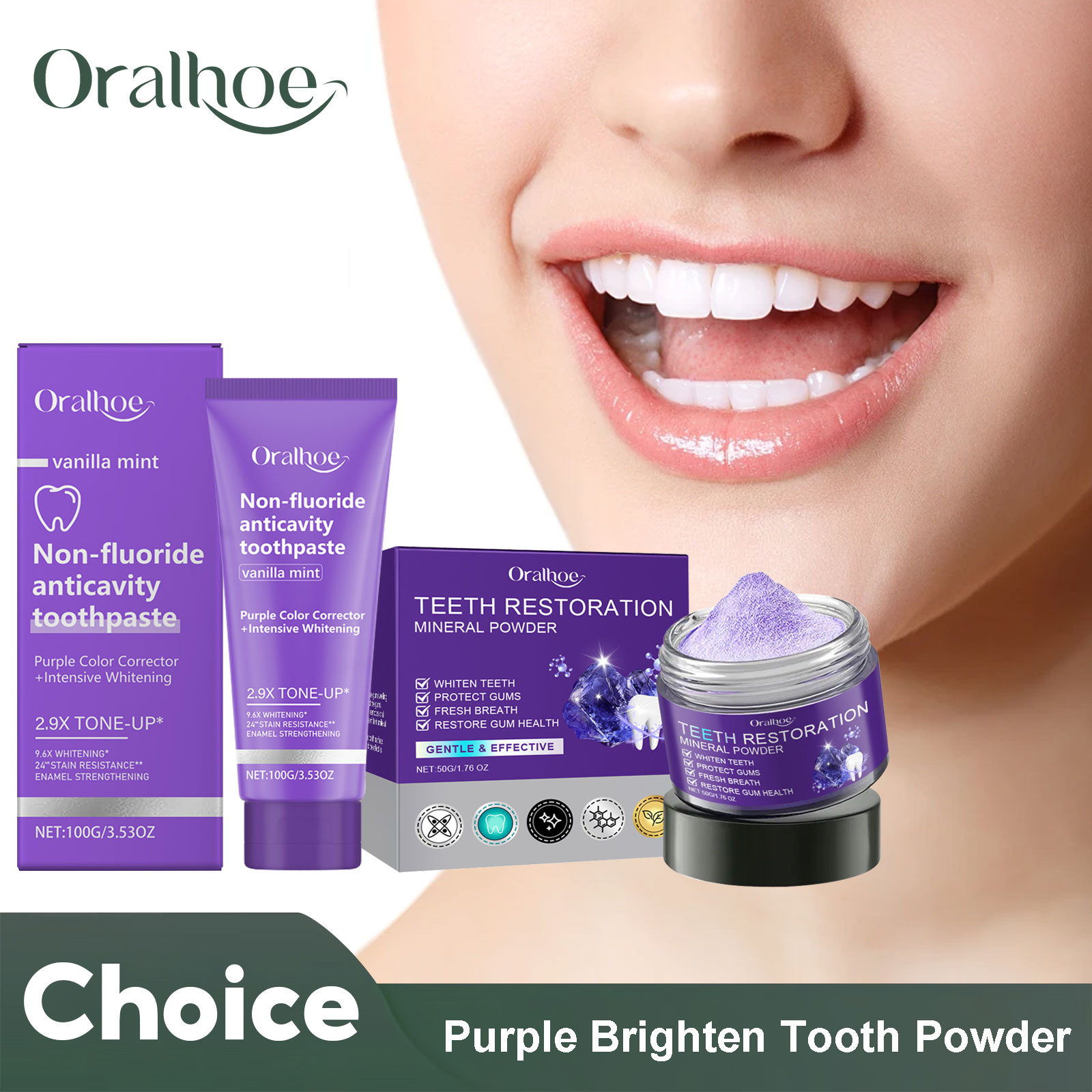 Teeth Restoration Mineral Powd - Teeth Whitening Co 评论和价格