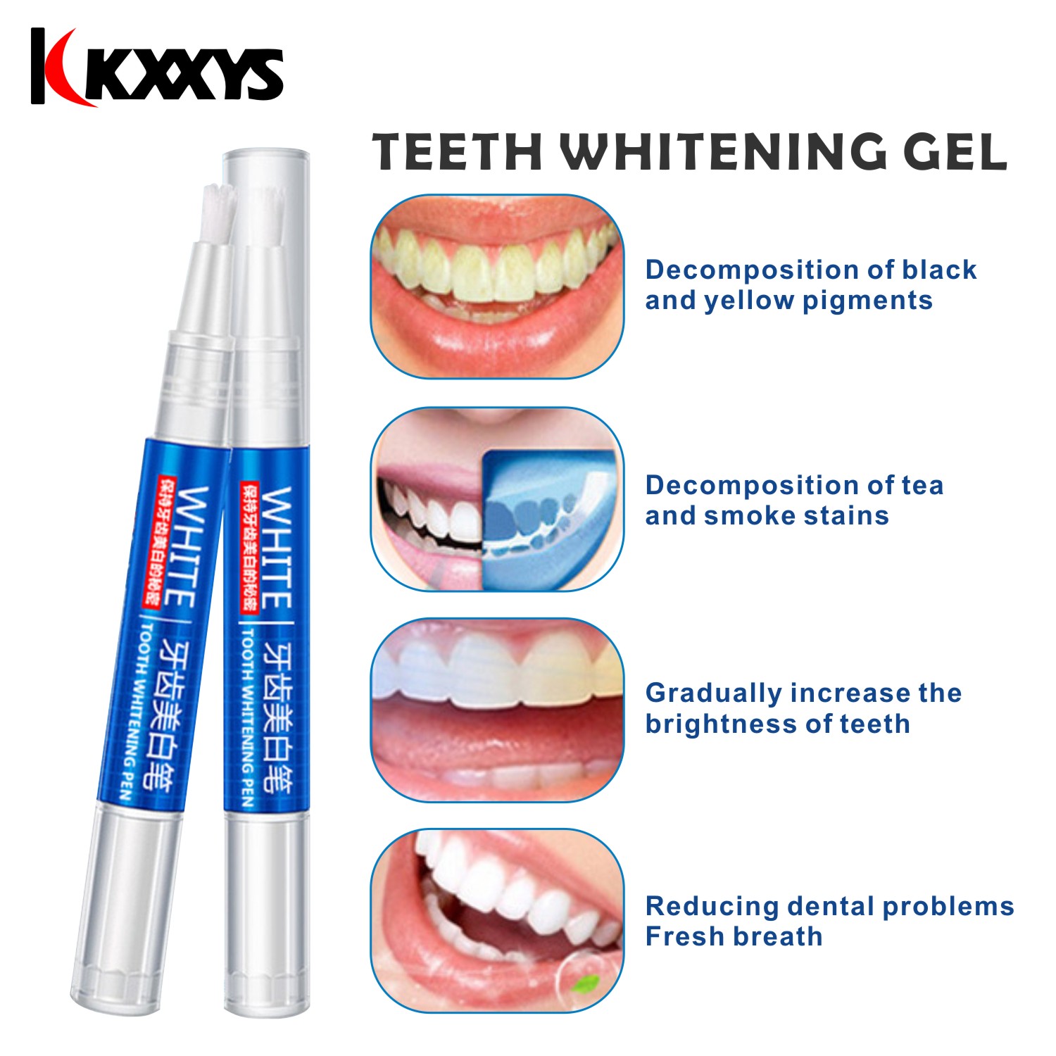 2pcs*3ml Popular White Teeth W - Teeth Whitening Pen 评论和价格
