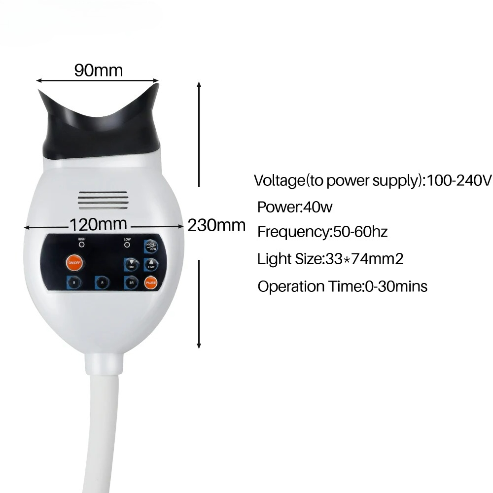 Adjustable 3 Colors LED Teeth  - Teeth Whitening Bleach 评论和价格