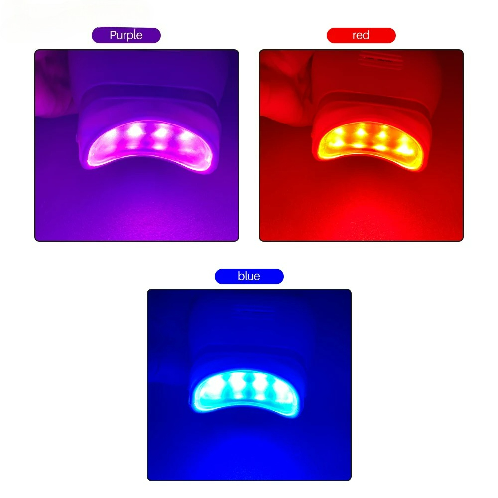 Adjustable 3 Colors LED Teeth  - Teeth Whitening Bleach 评论和价格