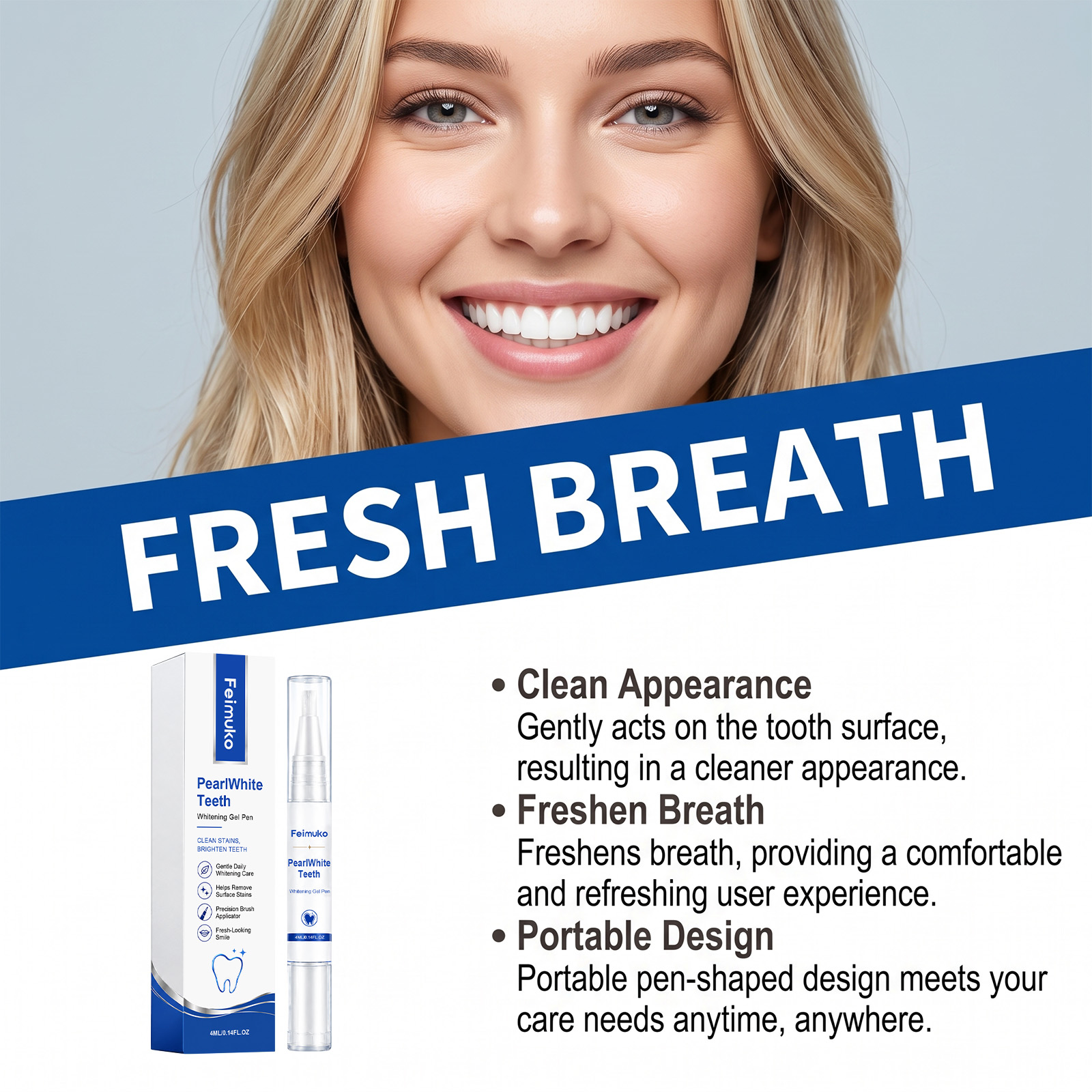 Portable Teeth Whitening Gel P - Teeth Whitening Pen 评论和价格