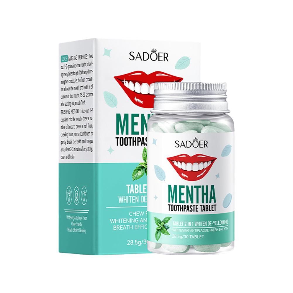 Mint Solid Toothpaste Tablets  - Teeth Whitening Co 评论和价格